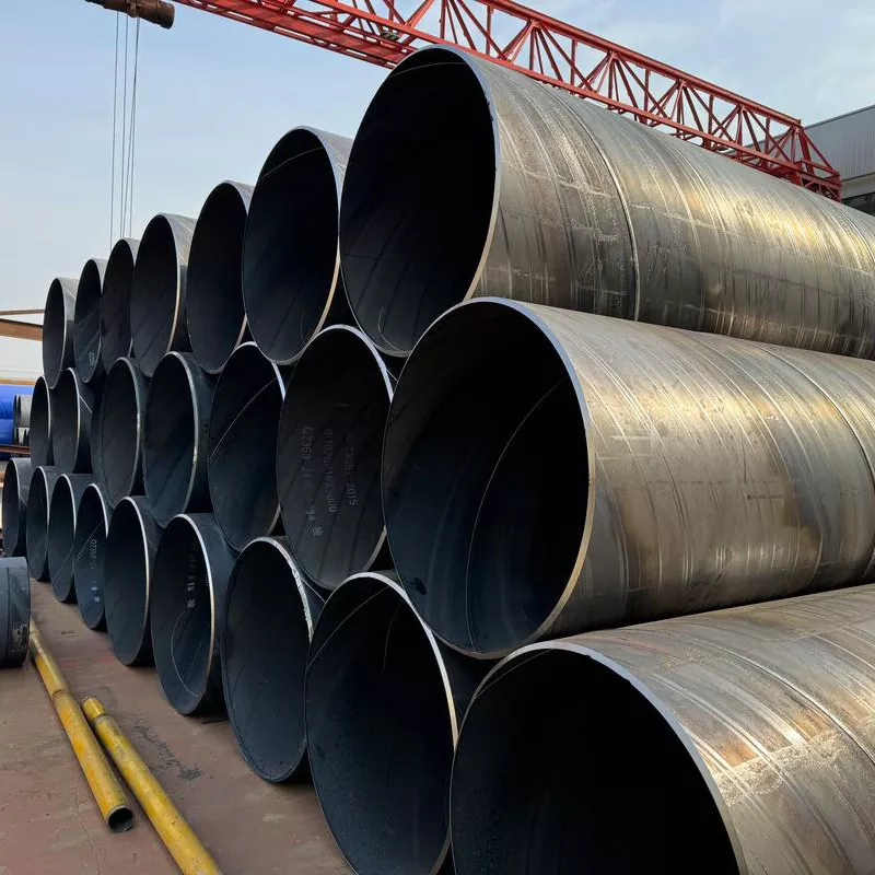 Schwarzes spiralgeschweißtes Rohr