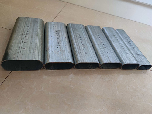Verzinktes elliptisches Stahlrohr
