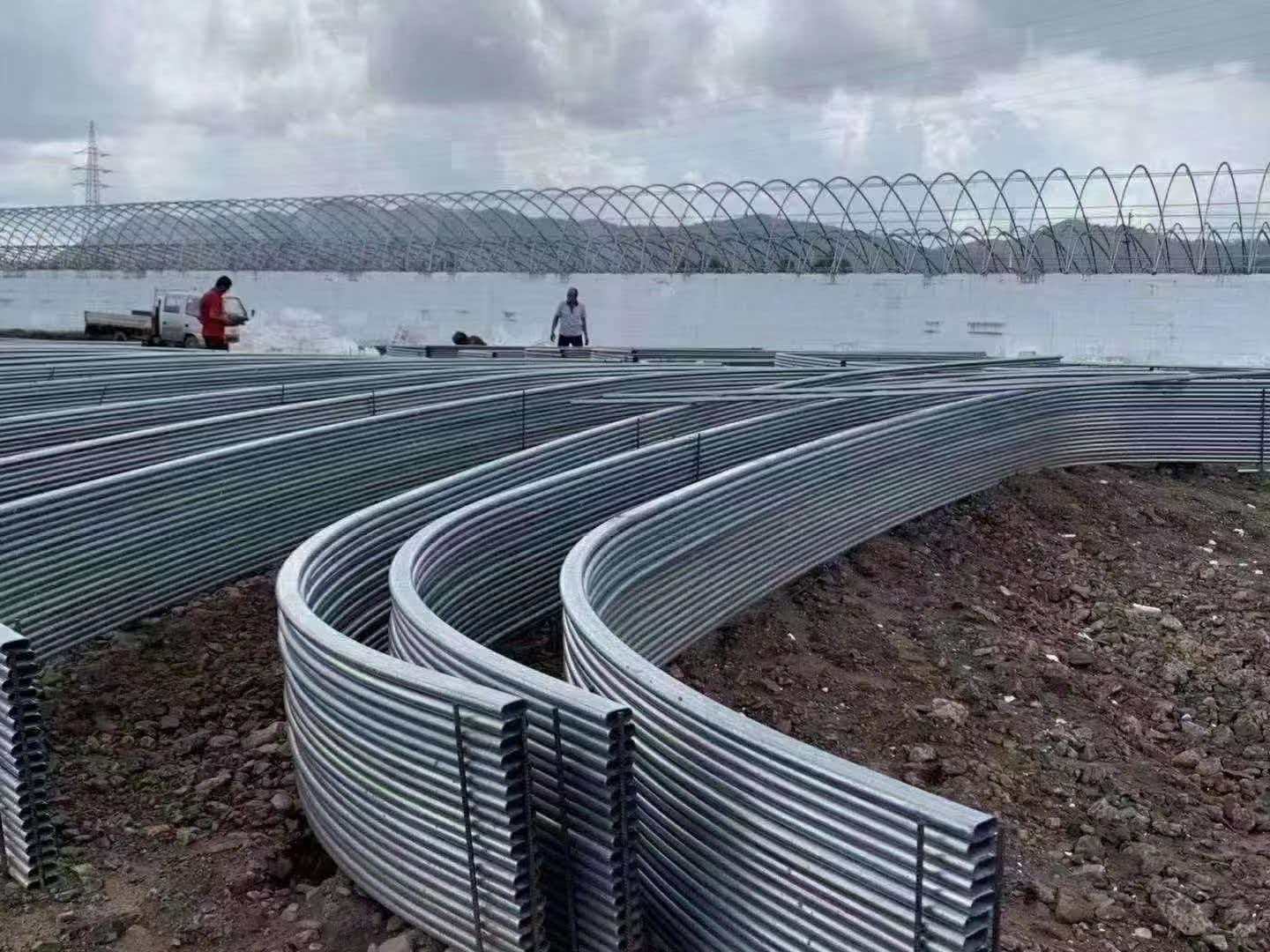 Dünnwandiges verzinktes Ellipsenrohr